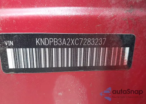 2012 Kia Sportage Lx from USA, damaged, VIN KNDPB3A2XC7283237